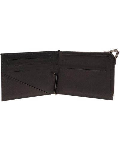 discord Yohji Yamamoto Wallet With Logo, - Black