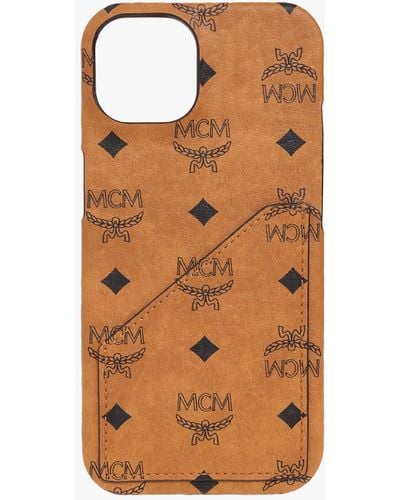 MCM Iphone 13 Case - Brown