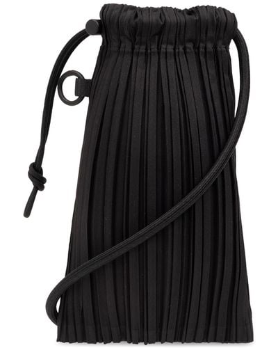 Pleats Please Issey Miyake 'pleats Mini Pochette' Shoulder Bag, - Black