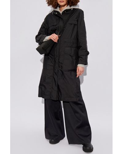 Moncler 'hiengu' Rain Coat, - Black