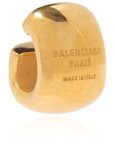 Balenciaga Ear Cuff, - Metallic