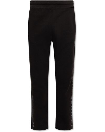 Moncler Sweatpants With Logo - Black