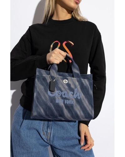 COACH `Cargo 26` Shopper Bag - Black