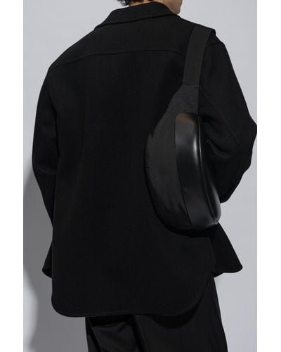 Jil Sander Belt Bag With Logo, - Black