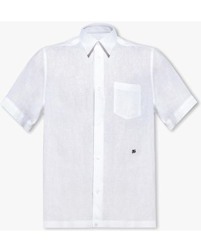 Dolce & Gabbana Short-sleeved Shirt - White