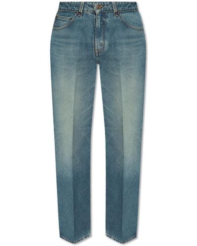 Victoria Beckham Jeans With A 'Vintage' Effect - Blue