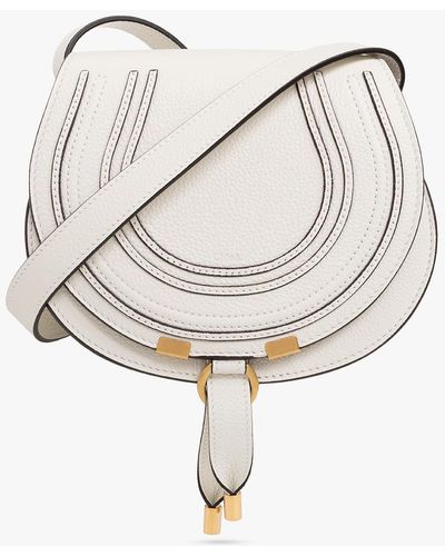 Chloé 'marcie Small' Shoulder Bag - White