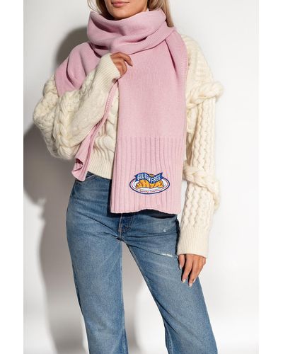 Opening Ceremony Scarf With Logo - Pink