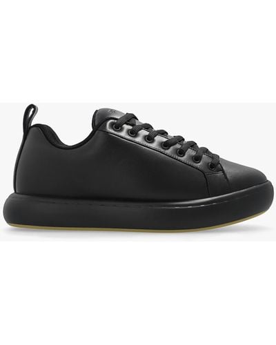 Bottega Veneta Logo-Embossed Sneakers - Black