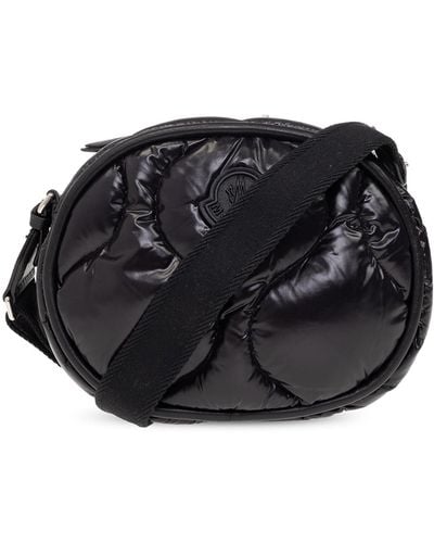 Moncler Shoulder Bag With Logo - Black