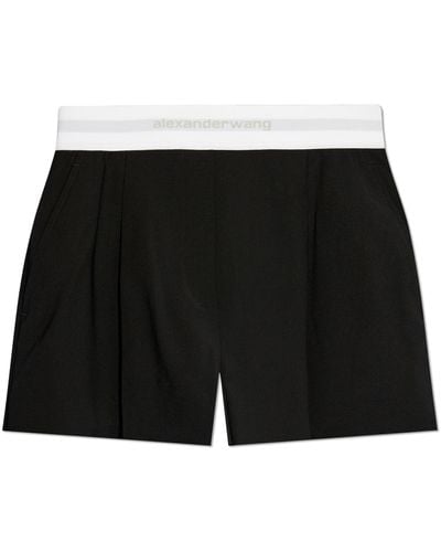 Alexander Wang Wool Shorts - Black