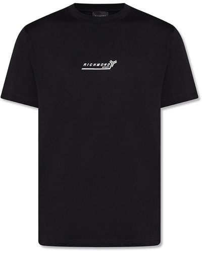 John Richmond T-shirt With Logo - Black