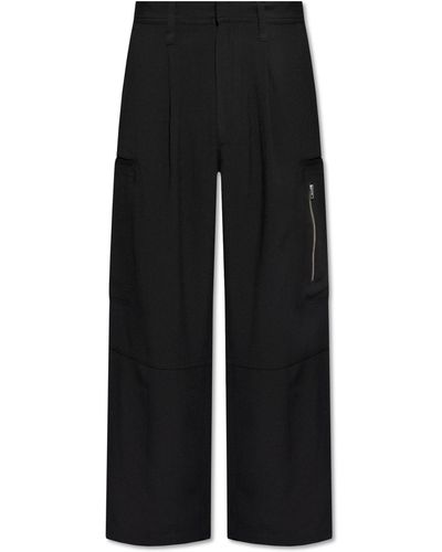 Ami Paris ‘Cargo’ Type Trousers - Black