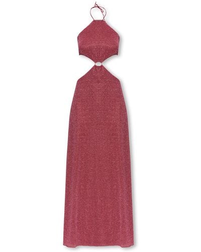 Oséree Dress With Lurex Threads - Red