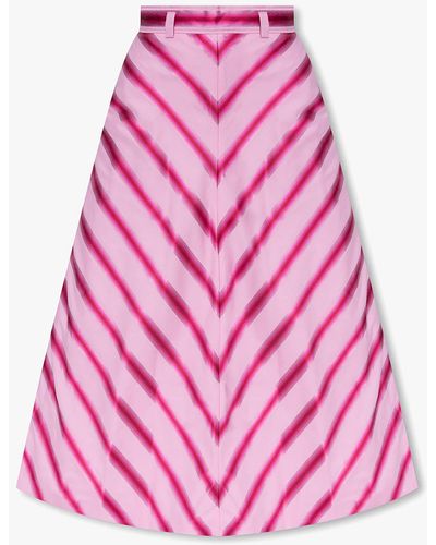 Etro Striped Skirt - Pink