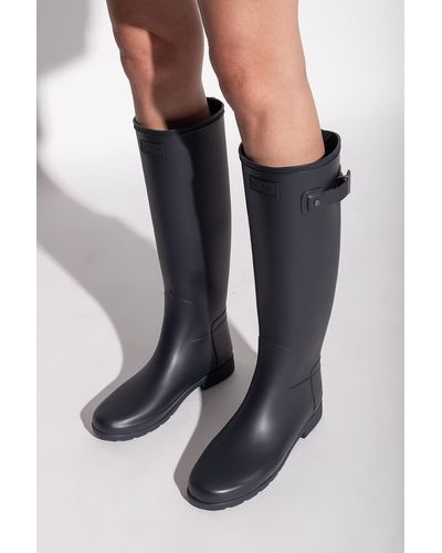 HUNTER 'original Refined Tall' Rain Boots - Blue