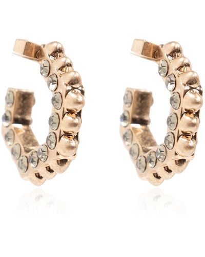 AllSaints Crystal-embellished Earrings, - Metallic