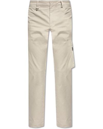 Iceberg Pants With Logo, - Natural