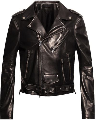 Amiri Leather Jacket - Black