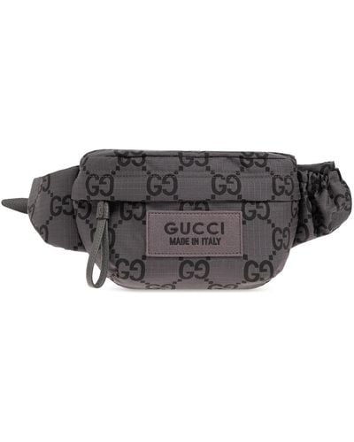 Gucci Monogrammed Belt Bag, - Grey
