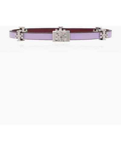 Tory Burch ‘Eleanor’ Bracelet With Logo - Purple