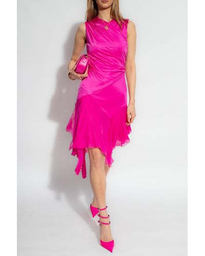 Versace Pink Sleeveless Dress
