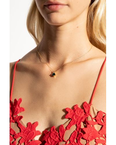 Kate Spade Necklace With Zirconias - Red