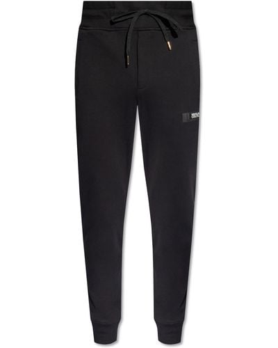 Versace Jeans Couture Joggers With Logo Patch - Black