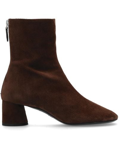 Proenza Schouler Heeled Ankle Boots 'glove', - Brown