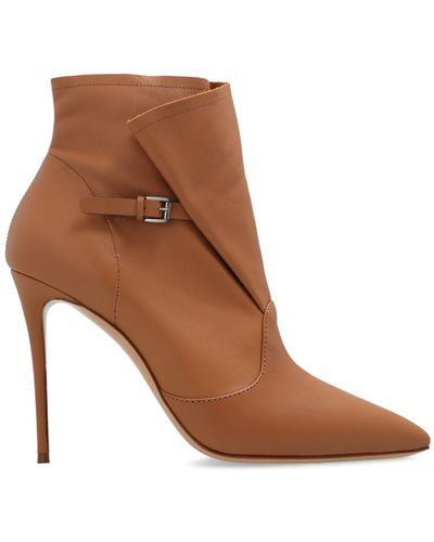 Casadei ‘Julia Kate’ Heeled Ankle Boots - Brown