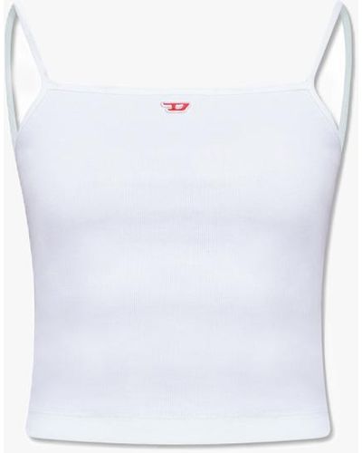 DIESEL ‘T-Hop’ Top With Straps - White