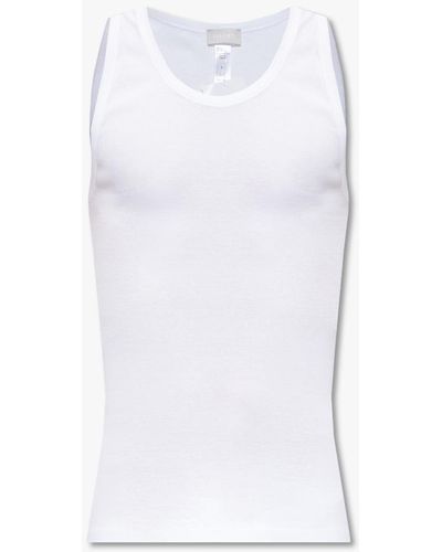 Hanro Sleeveless T-shirt, - White