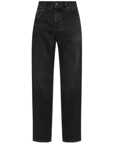 Saint Laurent Wide-Leg Jeans - Black