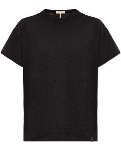 Rag & Bone Pima Organic Cotton T-shirt, - Black