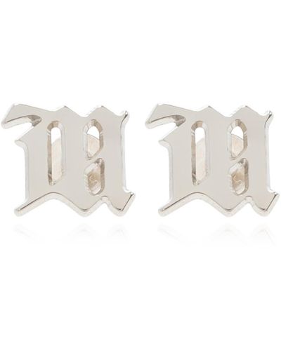MISBHV Earrings With Logo - Metallic