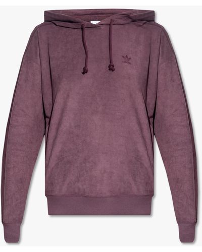 adidas Originals Hoodie With Logo, - Purple