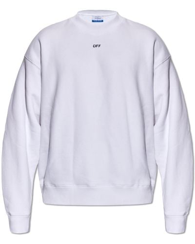 Off-White c/o Virgil Abloh Sweatshirt With Logo, - Purple