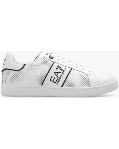 EA7 Trainers With Logo - White