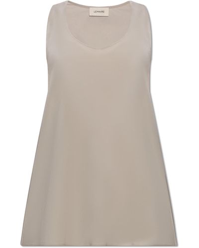 Lemaire Tank Top, - White