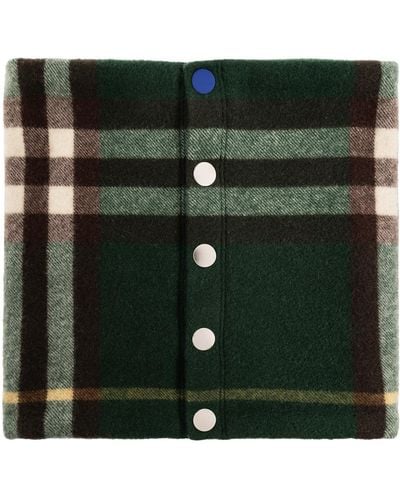 Burberry Cashmere Tube Scarf, - Green