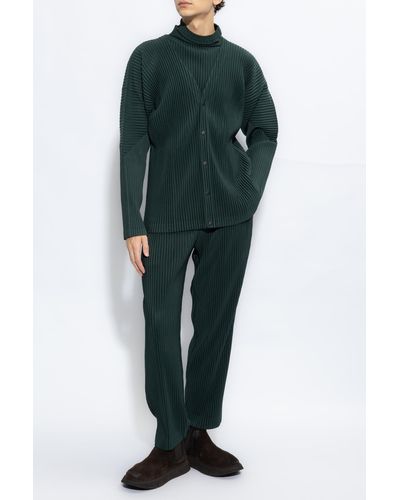 Homme Plissé Issey Miyake Pleated Top - Green