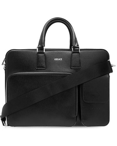Versace Document Bag - Black