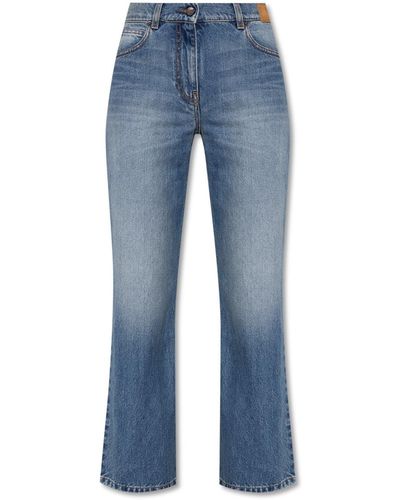 Palm Angels Blue Flared Jeans