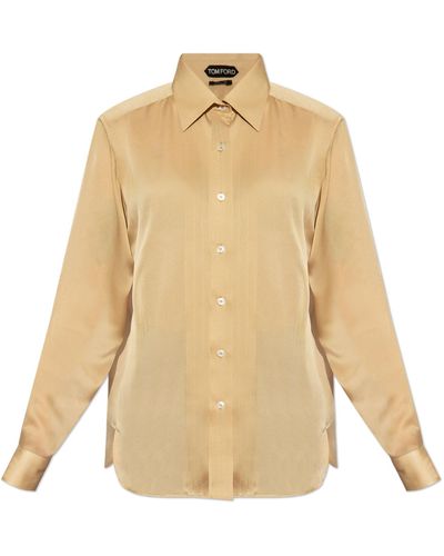 Tom Ford Silk Shirt - Natural