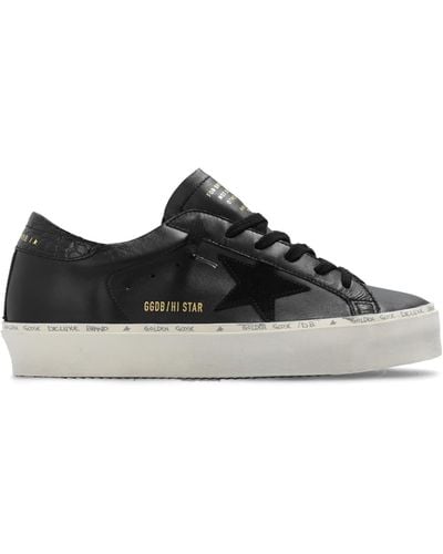 Golden Goose 'hi Star Classic With List' Sneakers, - Black