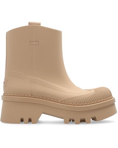Chloé ‘Raina’ Rain Boots - Natural