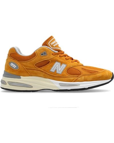 New Balance 'u991ye2' Sneakers, - Orange