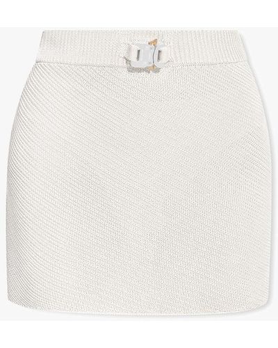1017 ALYX 9SM Mini Skirt, ' - White