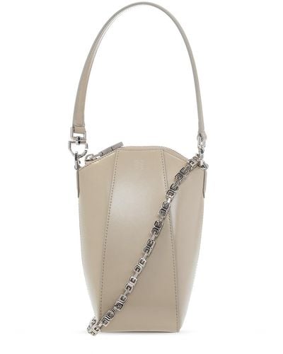 Givenchy 'antigona Mini' Shoulder Bag - Grey