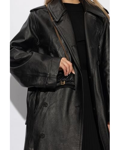 Balenciaga 'crush Mini' Shoulder Bag, - Black